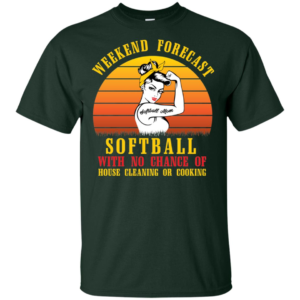 Weekend Forecast Softball Mom Shirt