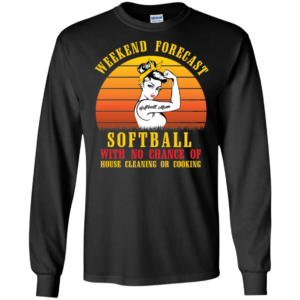 Weekend Forecast Softball Mom Shirt