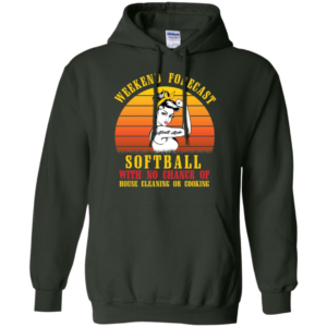 Weekend Forecast Softball Mom Shirt