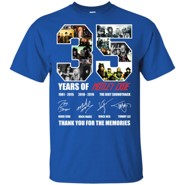 35 Years Of Motley Crue Shirt