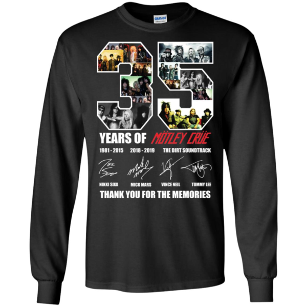 35 Years Of Motley Crue Shirt