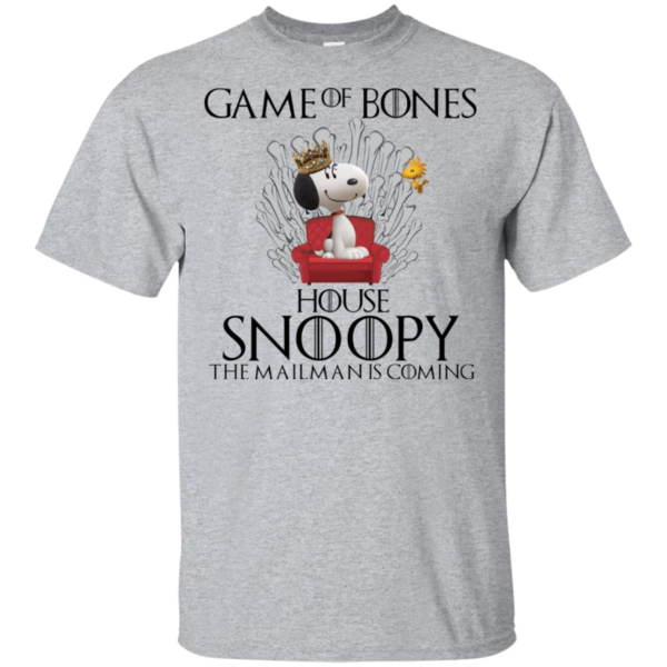 Game Of Bones House Snoopy The Mailman Is Coming Shirt