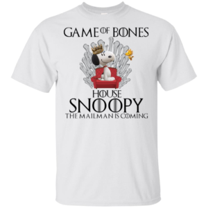 Game Of Bones House Snoopy The Mailman Is Coming Shirt image Game Of Bones House Snoopy The Mailman Is Coming Shirt