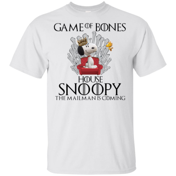 Game Of Bones House Snoopy The Mailman Is Coming Shirt