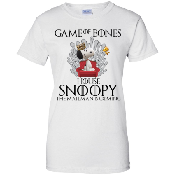 Game Of Bones House Snoopy The Mailman Is Coming Shirt