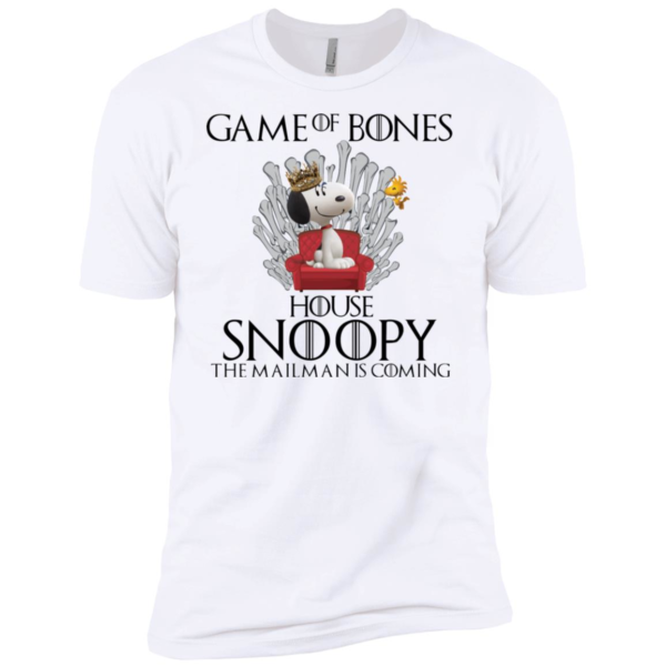 Game Of Bones House Snoopy The Mailman Is Coming Shirt