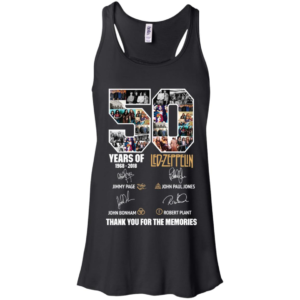 50 Years Of Led Zeppelin Thank You For The Memories Shirt