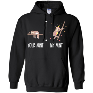 Your Aunt Sloth My Aunt Unicorn Sloth Shirt image Your Aunt Sloth My Aunt Unicorn Sloth Shirt