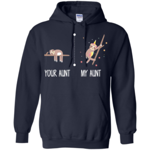 Your Aunt Sloth My Aunt Unicorn Sloth Shirt image Your Aunt Sloth My Aunt Unicorn Sloth Shirt