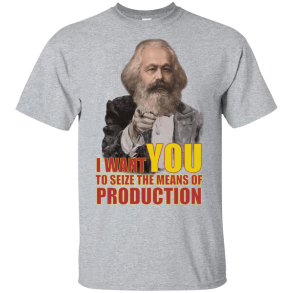 Karl Marx I Want You To Seize The Means Of Production Shirt