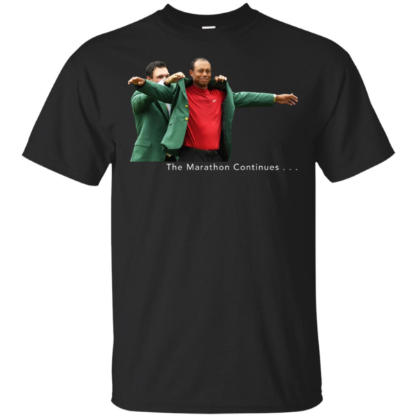 Tiger Woods Crenshaw The Marathon Continues Shirt