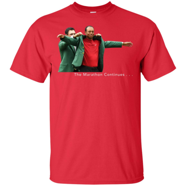 Tiger Woods Crenshaw The Marathon Continues Shirt