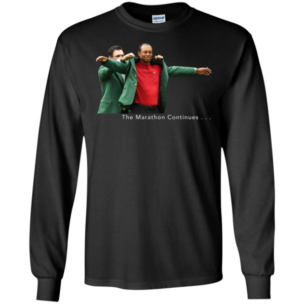 Tiger Woods Crenshaw The Marathon Continues Shirt