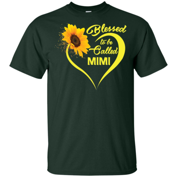 Sunflower Blessed To Be Called Mimi Shirt