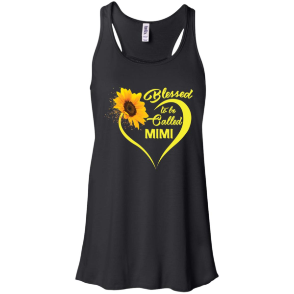 Sunflower Blessed To Be Called Mimi Shirt