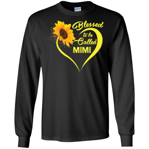 Sunflower Blessed To Be Called Mimi Shirt