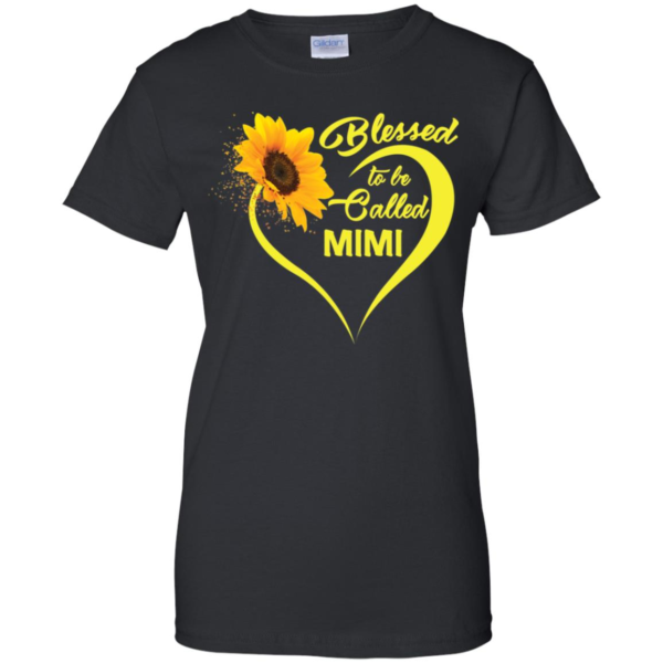 Sunflower Blessed To Be Called Mimi Shirt