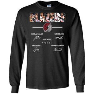 Blazers Damian Lillard CJ McCollum and Jusuf Nurkic Signature Shirt