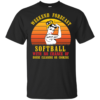 Weekend Forecast Softball Mom Shirt