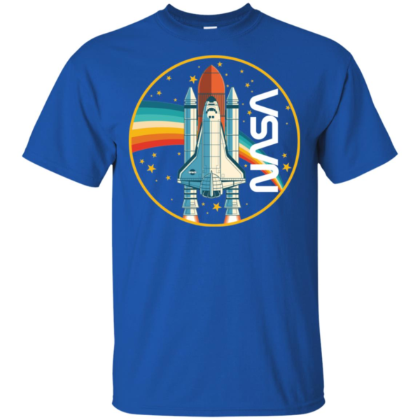 NASA Shuttle Launch With Rainbow Shirt