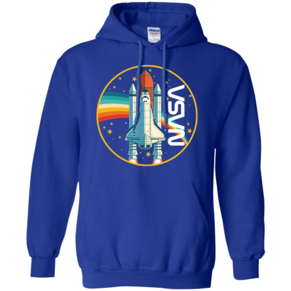 NASA Shuttle Launch With Rainbow Shirt