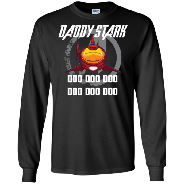 Avengers Iron Man Daddy Stark Shark Doo Doo Doo Doo Doo Doo Shirt