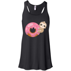 Baby Sloth On Donut Funny Shirt