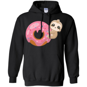 Baby Sloth On Donut Funny Shirt