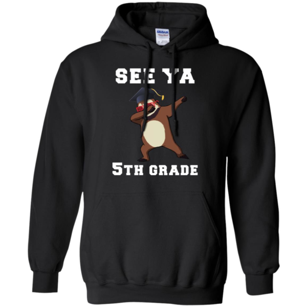 See Ya 5th Grade Graduation Day Sloth Dabbing Shirt