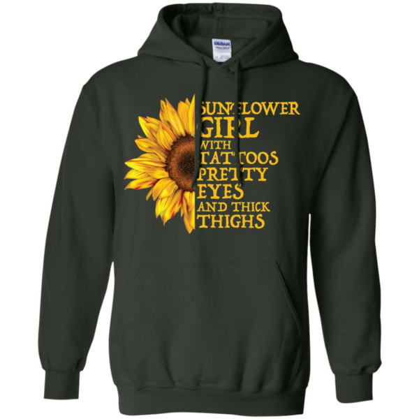 Sunflower Girl Tattoos Pretty Eyes And Thick Thighs Shirt