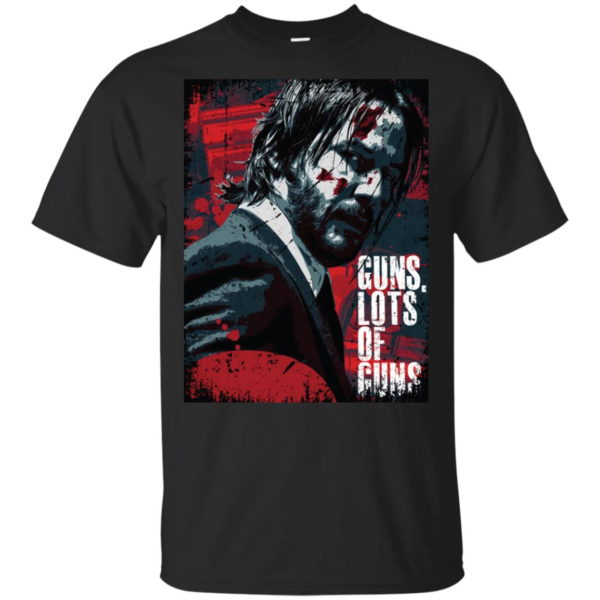 John Wick Has Guns Lots of Guns Shirt