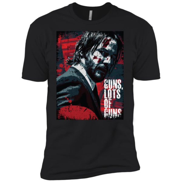 John Wick Has Guns Lots of Guns Shirt