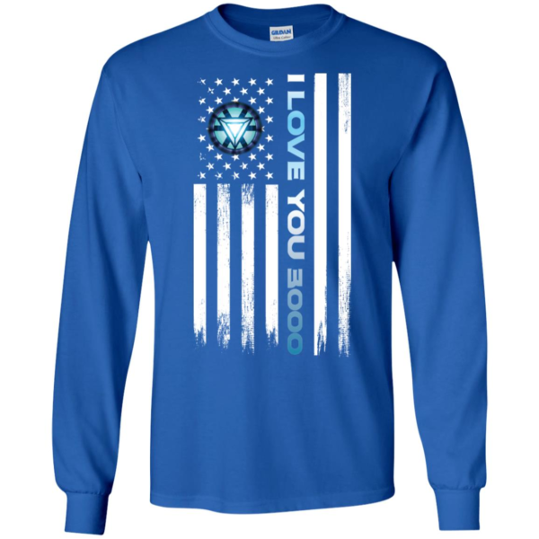 Dad I Love You 3000 Flag Shirt