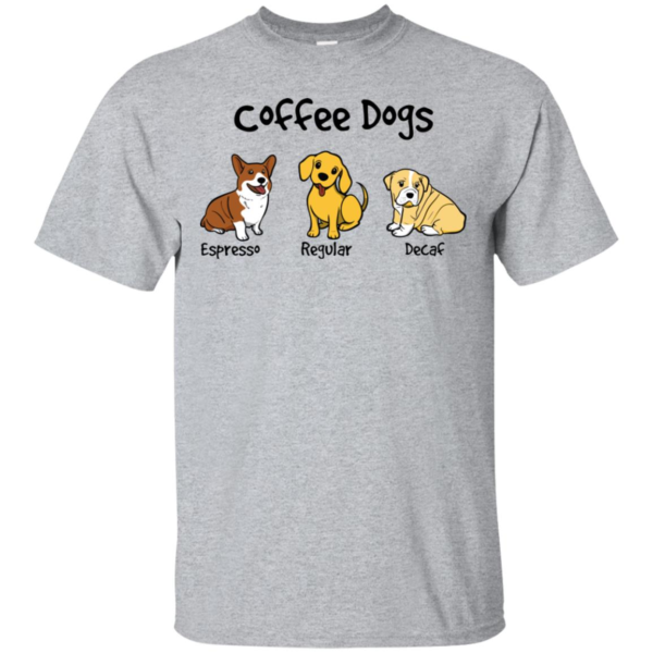 Coffee Dogs Dog Lovers Shirt