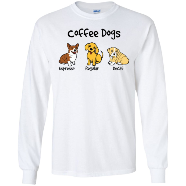 Coffee Dogs Dog Lovers Shirt