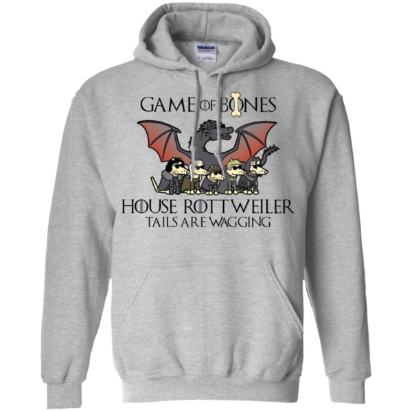 Game Of Bones House Rottweiler Tails Are Wagging Shirt