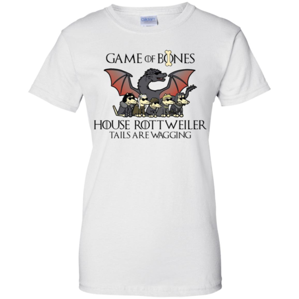 Game Of Bones House Rottweiler Tails Are Wagging Shirt