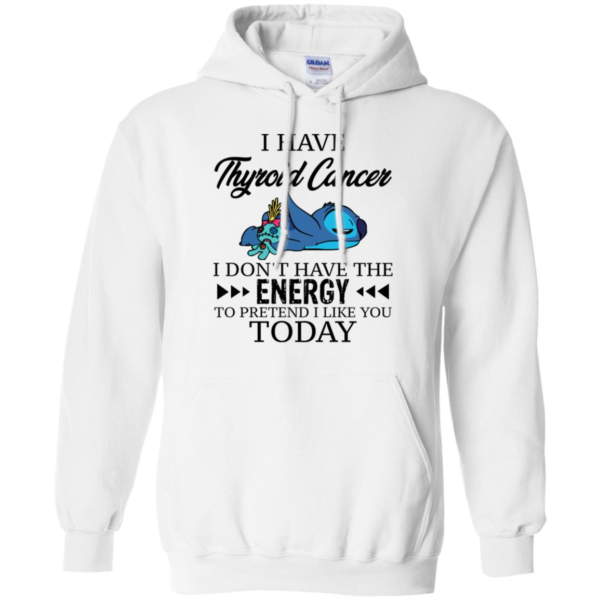 Stitch and Scrump I Have Thyroid Cancer I Don't Have The Energy Shirt