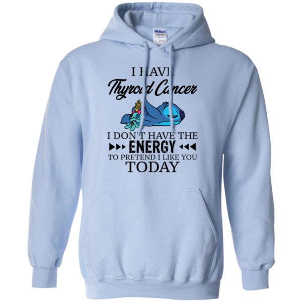 Stitch and Scrump I Have Thyroid Cancer I Don't Have The Energy Shirt