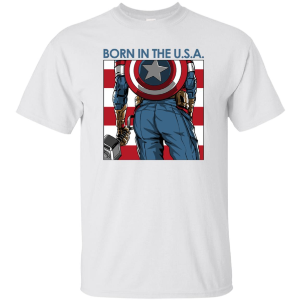 Marvel Captain America Born in The USA Shirt