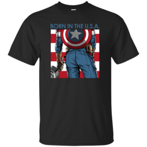Marvel Captain America Born in The USA Shirt