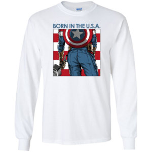 Marvel Captain America Born in The USA Shirt