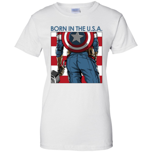 Marvel Captain America Born in The USA Shirt