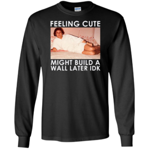 Feeling Cute Might Build a Wall Later Idk Shirt