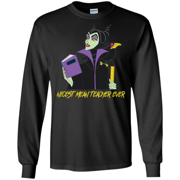 Maleficent Nicest Mean Teacher Ever Shirt