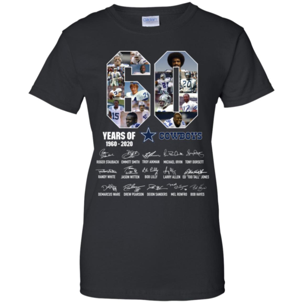 60 Years Of Cowboys 1960 2020 Thank You For The Memories Shirt Women's T Shirts, Hoodies