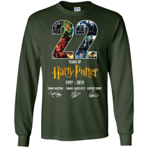 22 Years Of Harry Potter 1997 2019 T shirts, Long Sleeves T shirts