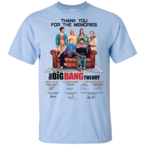 Thank You For The Memories The Big Bang Theory Signature Men’s And Women’s T Shirts