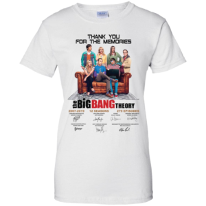 Thank You For The Memories The Big Bang Theory Signature Men’s And Women’s T Shirts