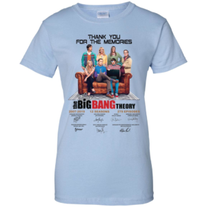 Thank You For The Memories The Big Bang Theory Signature Men’s And Women’s T Shirts